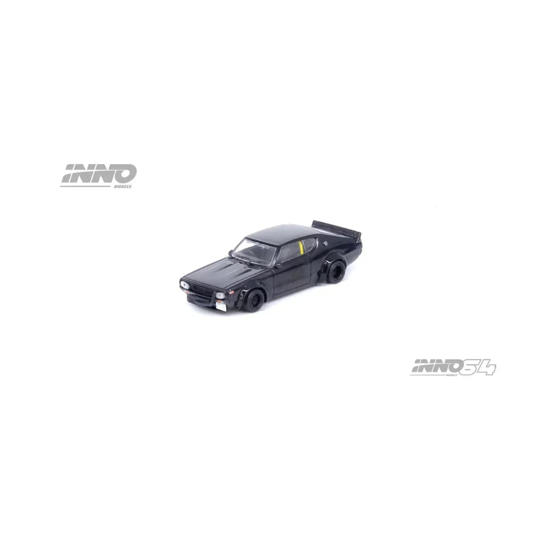 INNO64 Nissan Skyline 2000 GT-R KPGC110 Kenmeri Black 1:64 - view 1