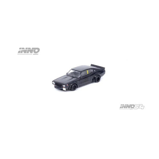INNO64 Nissan Skyline 2000 GT-R KPGC110 Kenmeri Black 1:64 - view 1