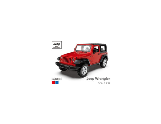 1:32 Jeep Wrangler - Red - MSZ - Torque Tribe