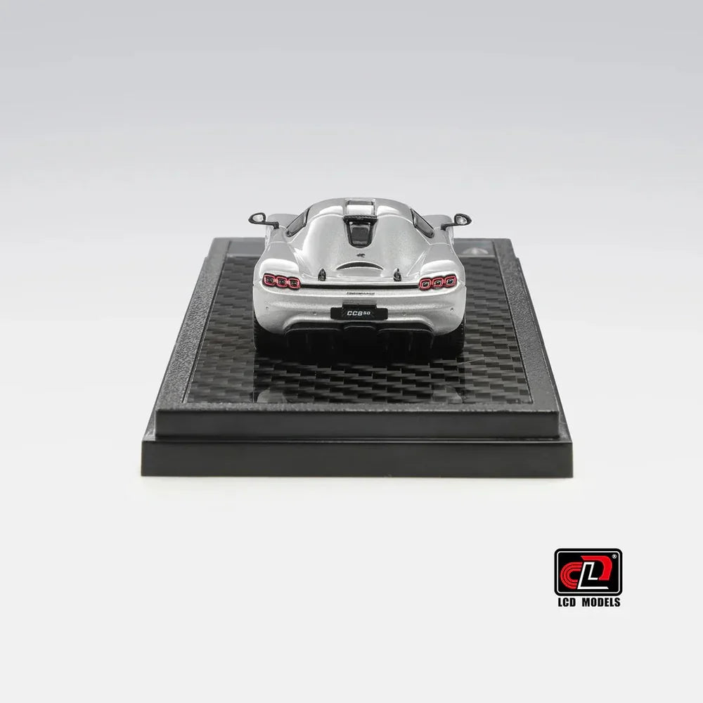 LCD Models - Koenigsegg CC850 - Silver - 1:64 Scale