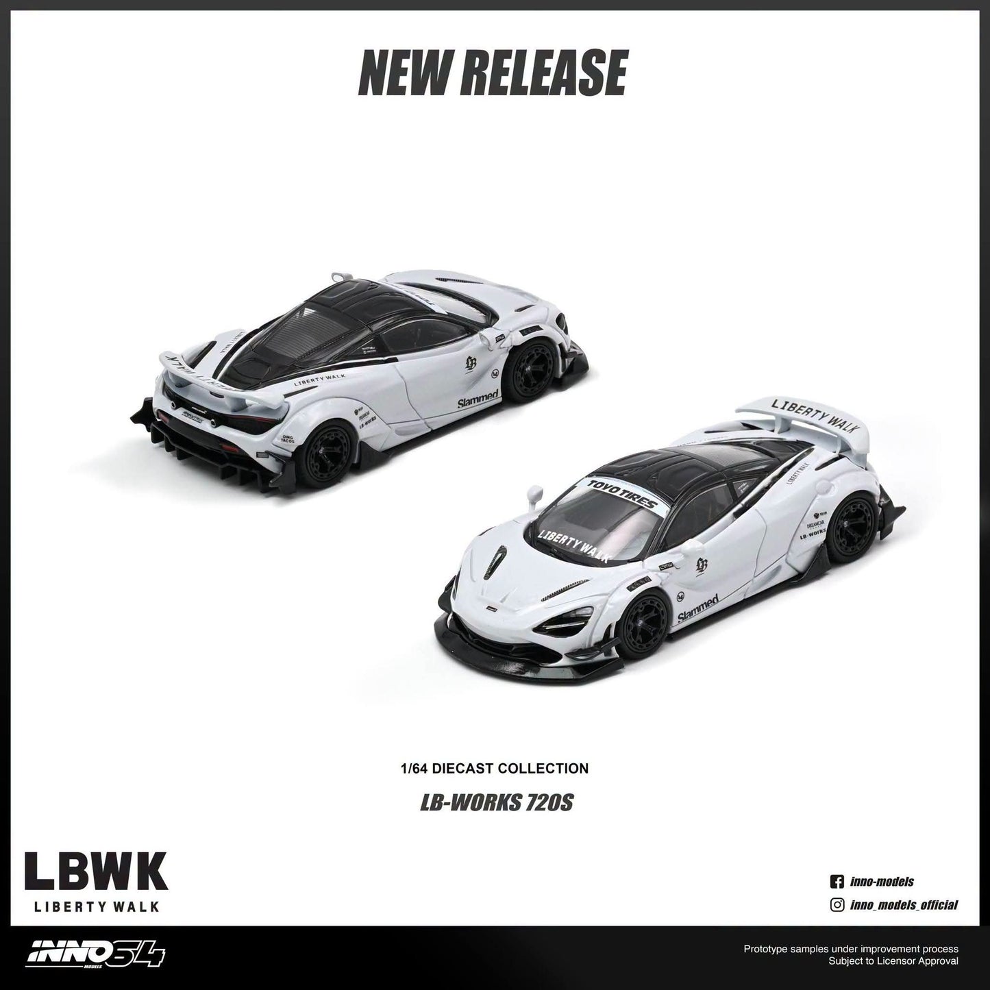 Inno64 - Liberty Walk 720S - 1:64 Scale Model - PRE ORDER
