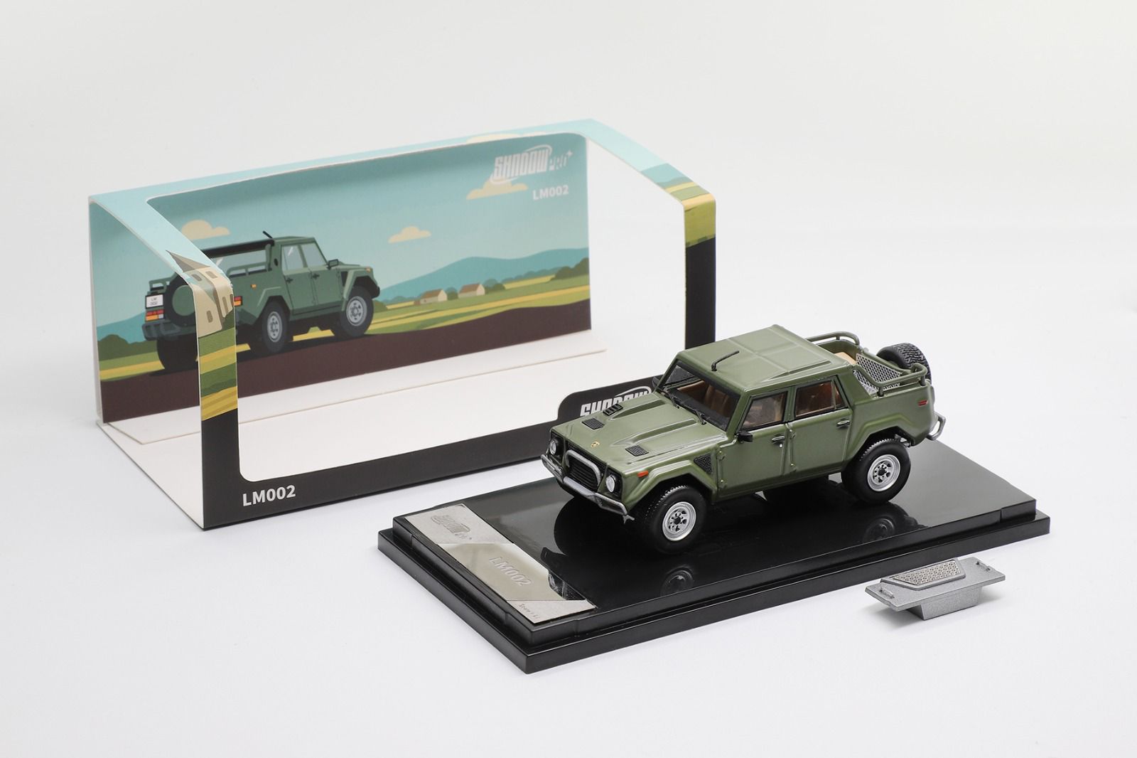Lamborghini LM002 – Green | Shadow Pro by GCD 1:64 Diecast Model - Torque Tribe