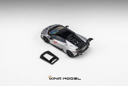 King Models - Lamborghini Huracan Darwin Pro - Silver - PRE ORDER