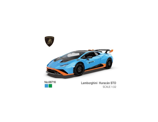 1:40 Lamborghini Huracan STO - Blue - MSZ - Torque Tribe
