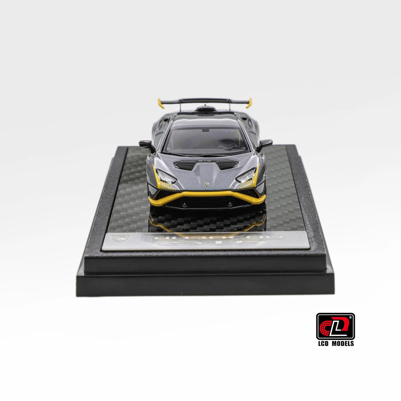 LCD Models - Lamborghini Huracan STO - Silver Grey - 1:64 Scale - Torque Tribe