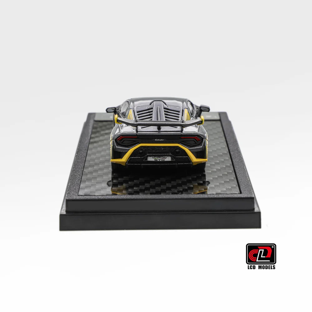 LCD Models - Lamborghini Huracan STO - Silver Grey - 1:64 Scale - Torque Tribe