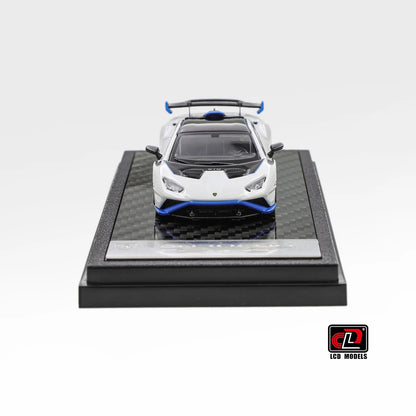 LCD Models - Lamborghini Huracan STO - White - 1:64 Scale - Torque Tribe