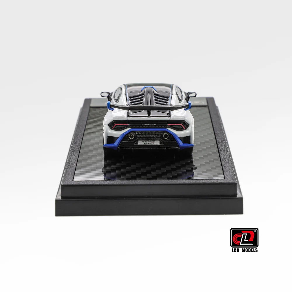 LCD Models - Lamborghini Huracan STO - White - 1:64 Scale - Torque Tribe