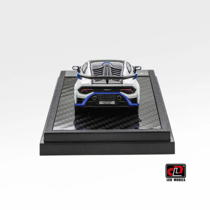 LCD Models - Lamborghini Huracan STO - White - 1:64 Scale - Torque Tribe
