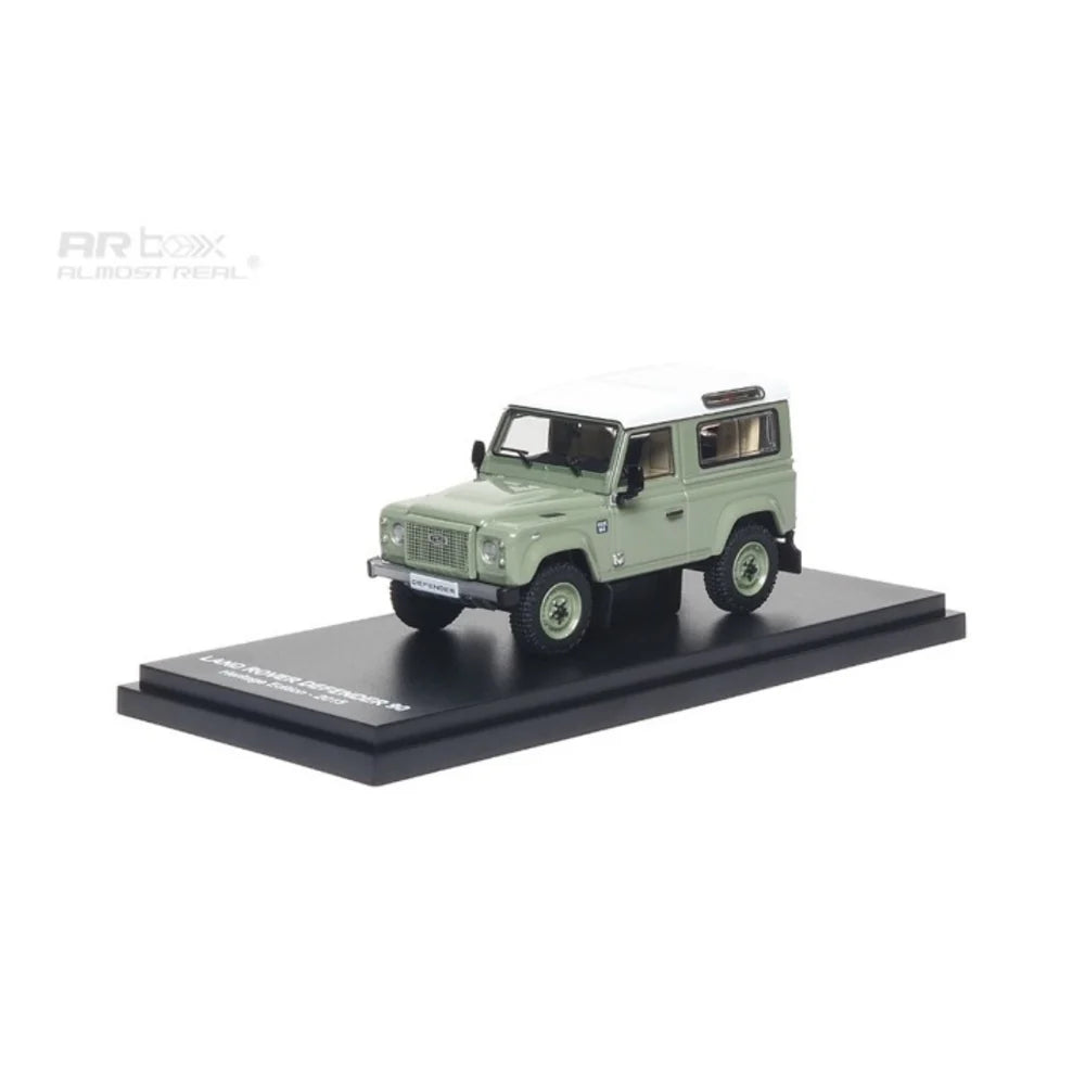 Almost Real - AR Box - Land Rover Defender 90 - Heritage Edition - 2015 - Green - 1:64 Scale Model - Torque Tribe