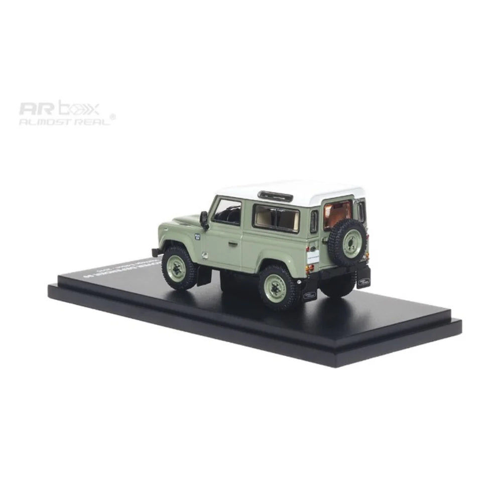 Almost Real - AR Box - Land Rover Defender 90 - Heritage Edition - 2015 - Green - 1:64 Scale Model - Torque Tribe
