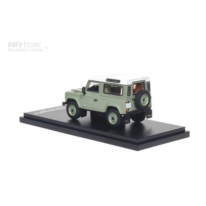 Almost Real - AR Box - Land Rover Defender 90 - Heritage Edition - 2015 - Green - 1:64 Scale Model - Torque Tribe