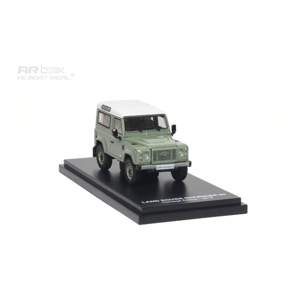 Almost Real - AR Box - Land Rover Defender 90 - Heritage Edition - 2015 - Green - 1:64 Scale Model - Torque Tribe