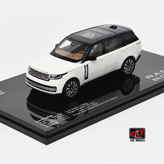 LCD Models - Land Rover Range Rover SV SERENITY - White&Black - 1:43 Scale - Torque Tribe