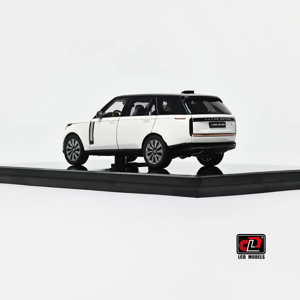 LCD Models - Land Rover Range Rover SV SERENITY - White&Black - 1:43 Scale - Torque Tribe