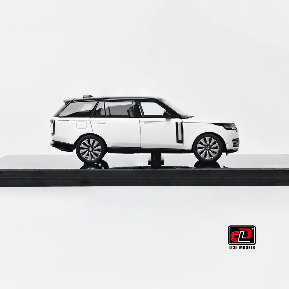 LCD Models - Land Rover Range Rover SV SERENITY - White&Black - 1:43 Scale - Torque Tribe