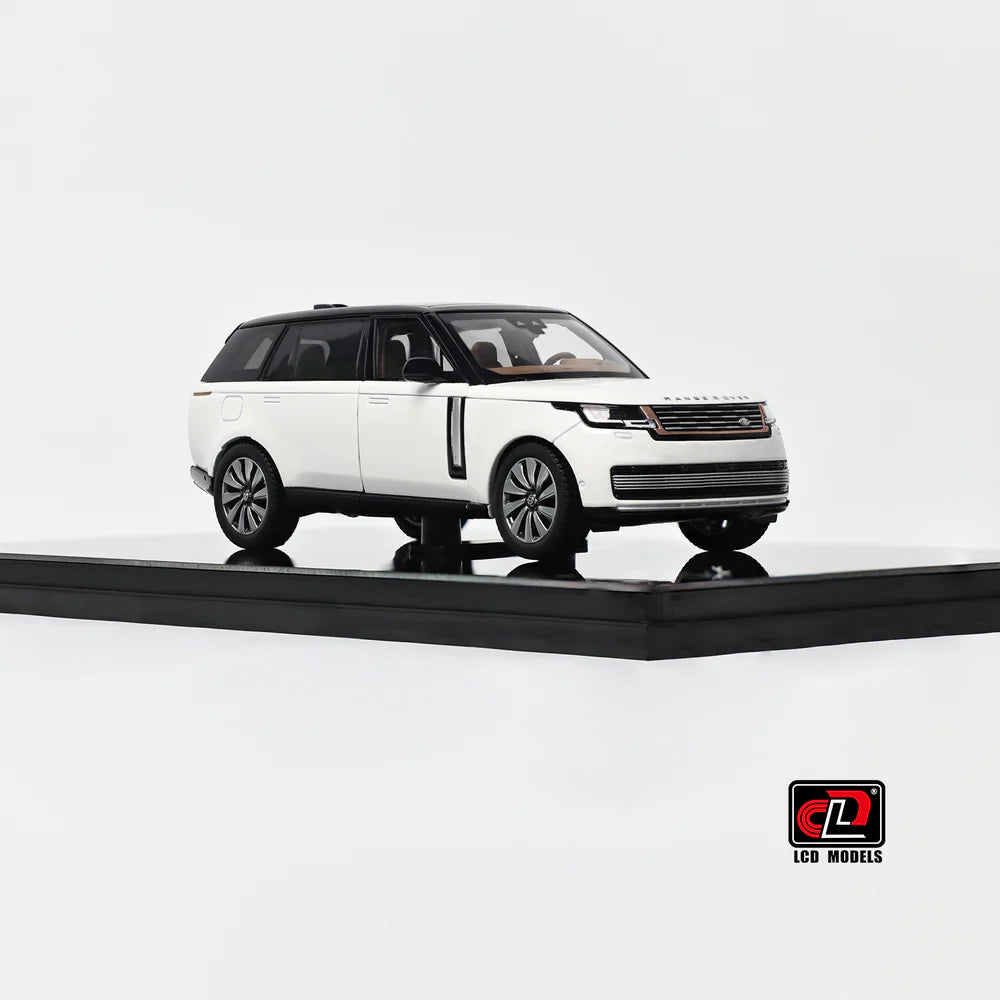 LCD Models - Land Rover Range Rover SV SERENITY - White&Black - 1:43 Scale - Torque Tribe