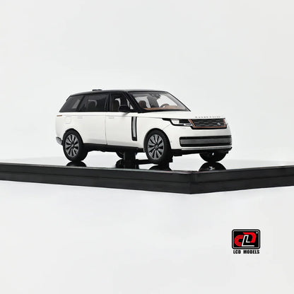 LCD Models - Land Rover Range Rover SV SERENITY - White&Black - 1:43 Scale - Torque Tribe