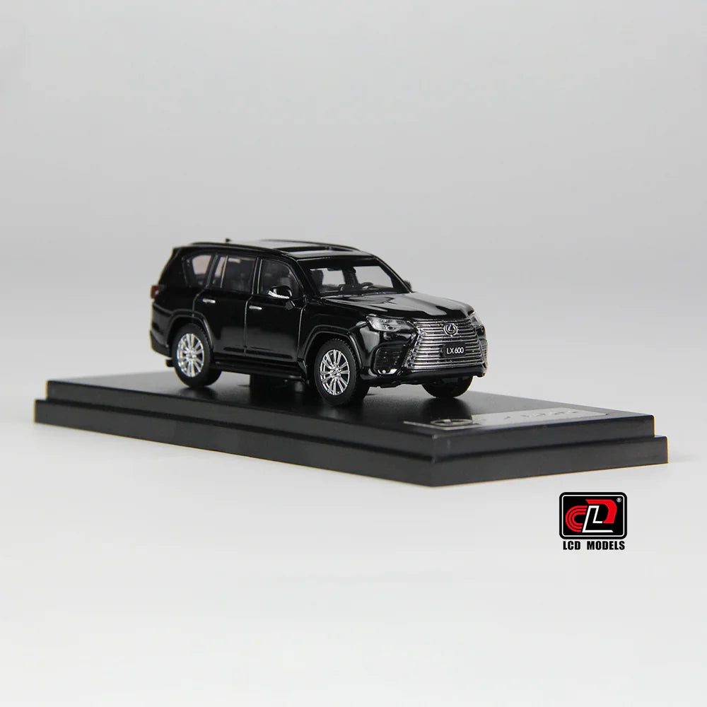 LCD Models - Lexus LX600 - Black - 1:64 Scale - Torque Tribe