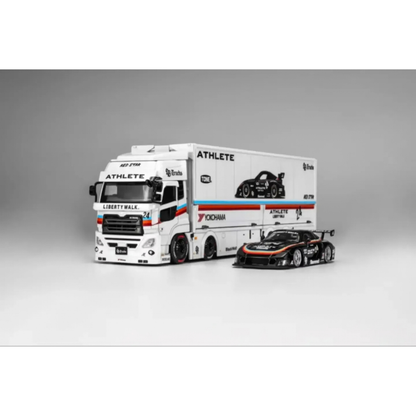 Motor Helix LB-TRUCKS UD Quon Cargo Truck Athlete White 1:64 - view 4
