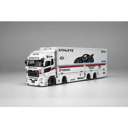 Motor Helix LB-TRUCKS UD Quon Cargo Truck Athlete White 1:64 - view 1