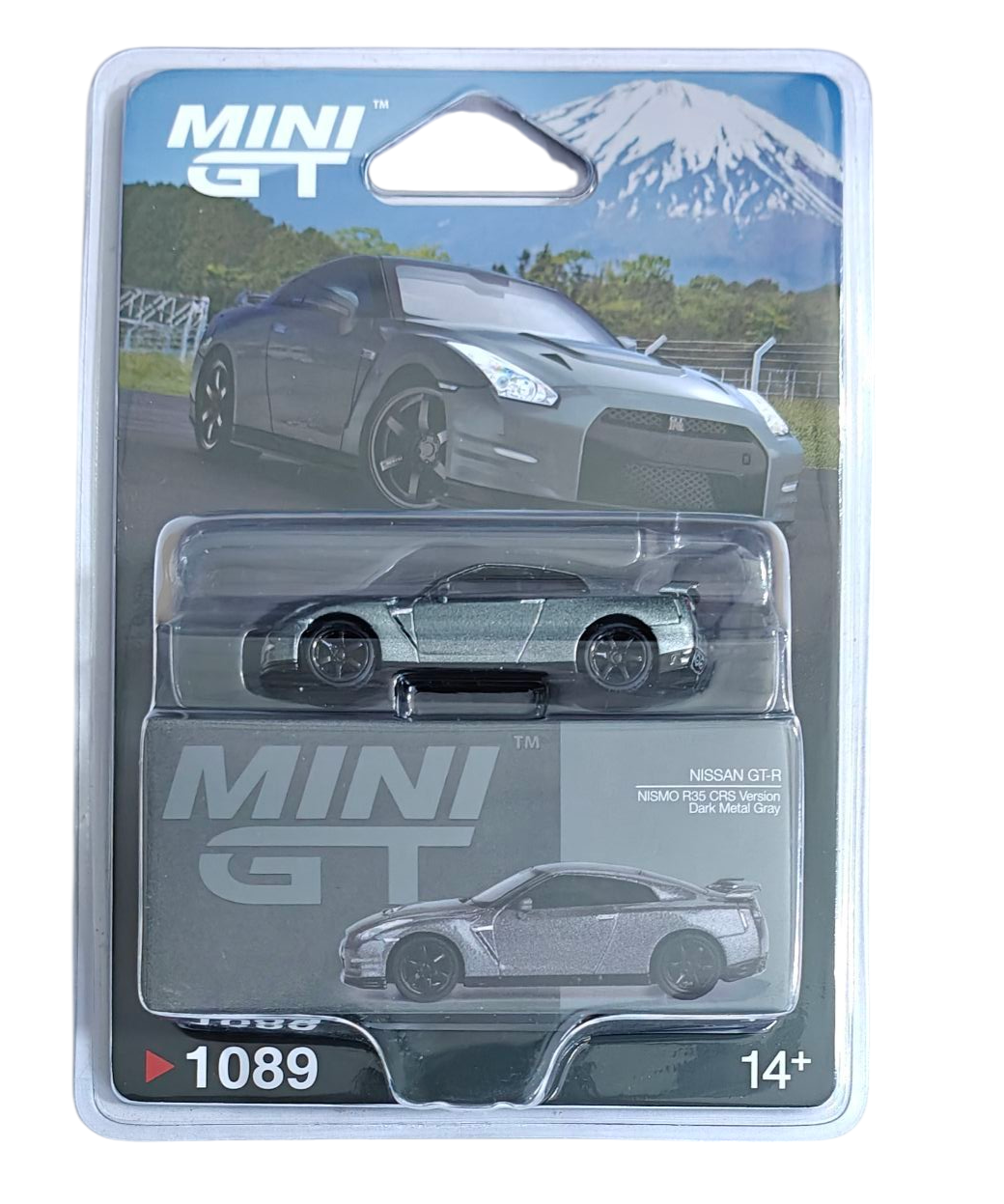 Mini GT - NISSAN GTR 2013 DARK METAL GRAYNISMO R35 CRS VERSION - Blister Pack - Torque Tribe