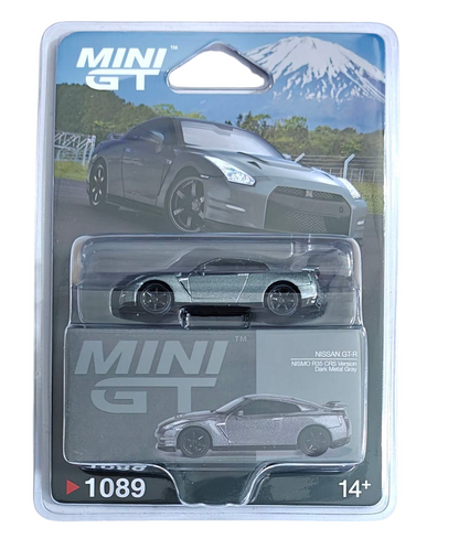 Mini GT - NISSAN GTR 2013 DARK METAL GRAYNISMO R35 CRS VERSION - Blister Pack - Torque Tribe