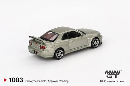 Mini GT - NISSAN SKYLINE GTR R34 VSPEC II NÜR MILLENIUM JAD - Blister Pack - Torque Tribe