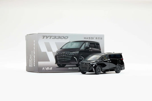 2023 Toyota Alphard – Black | Massdi Diecast Model - Torque Tribe