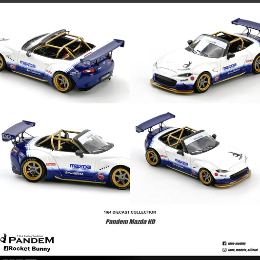 INNO64 Mazda MX-5 ND Miata Pandem Rocket Bunny V1.0 1:64 - view 2