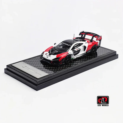 LCD Models - McLaren Senna GTR - Red&White - 1:64 Scale - Torque Tribe