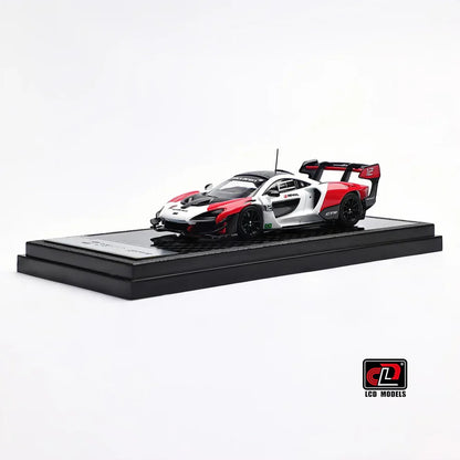 LCD Models - McLaren Senna GTR - Red&White - 1:64 Scale - Torque Tribe