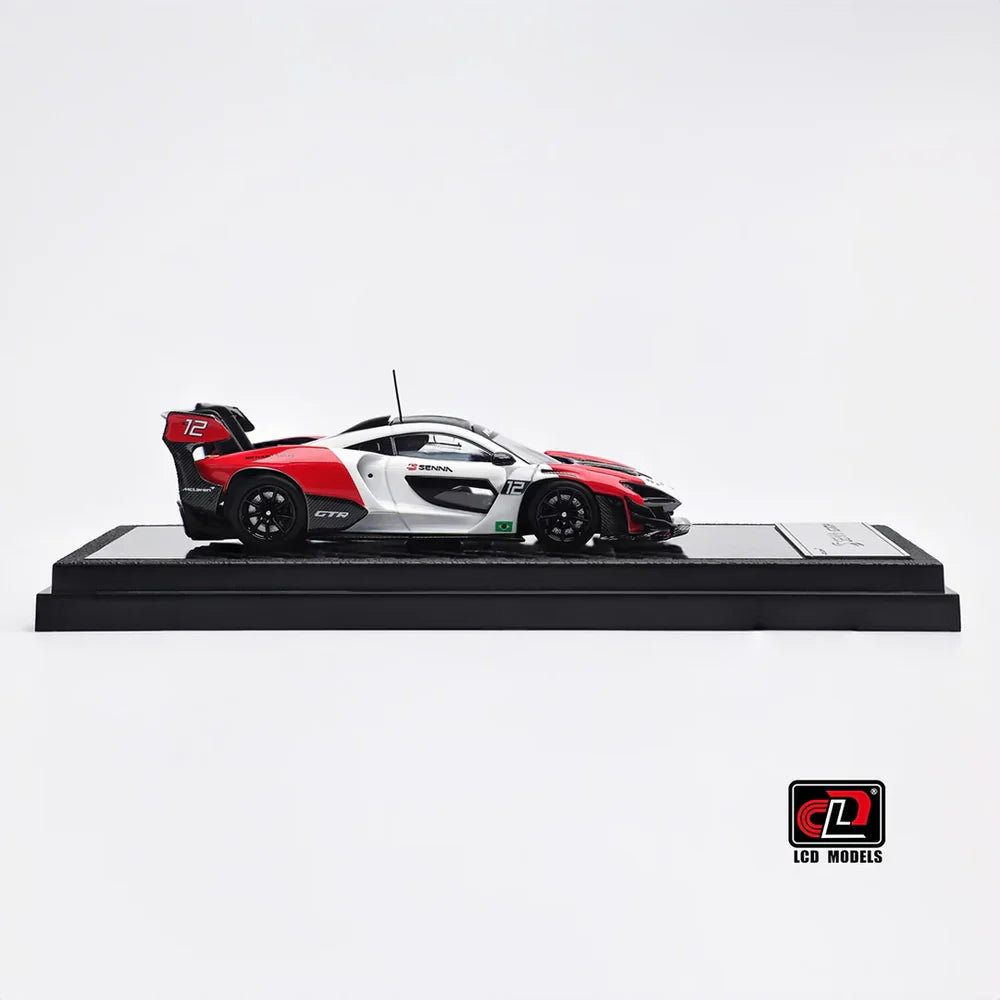 LCD Models - McLaren Senna GTR - Red&White - 1:64 Scale - Torque Tribe