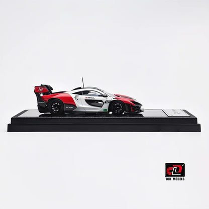 LCD Models - McLaren Senna GTR - Red&White - 1:64 Scale - Torque Tribe