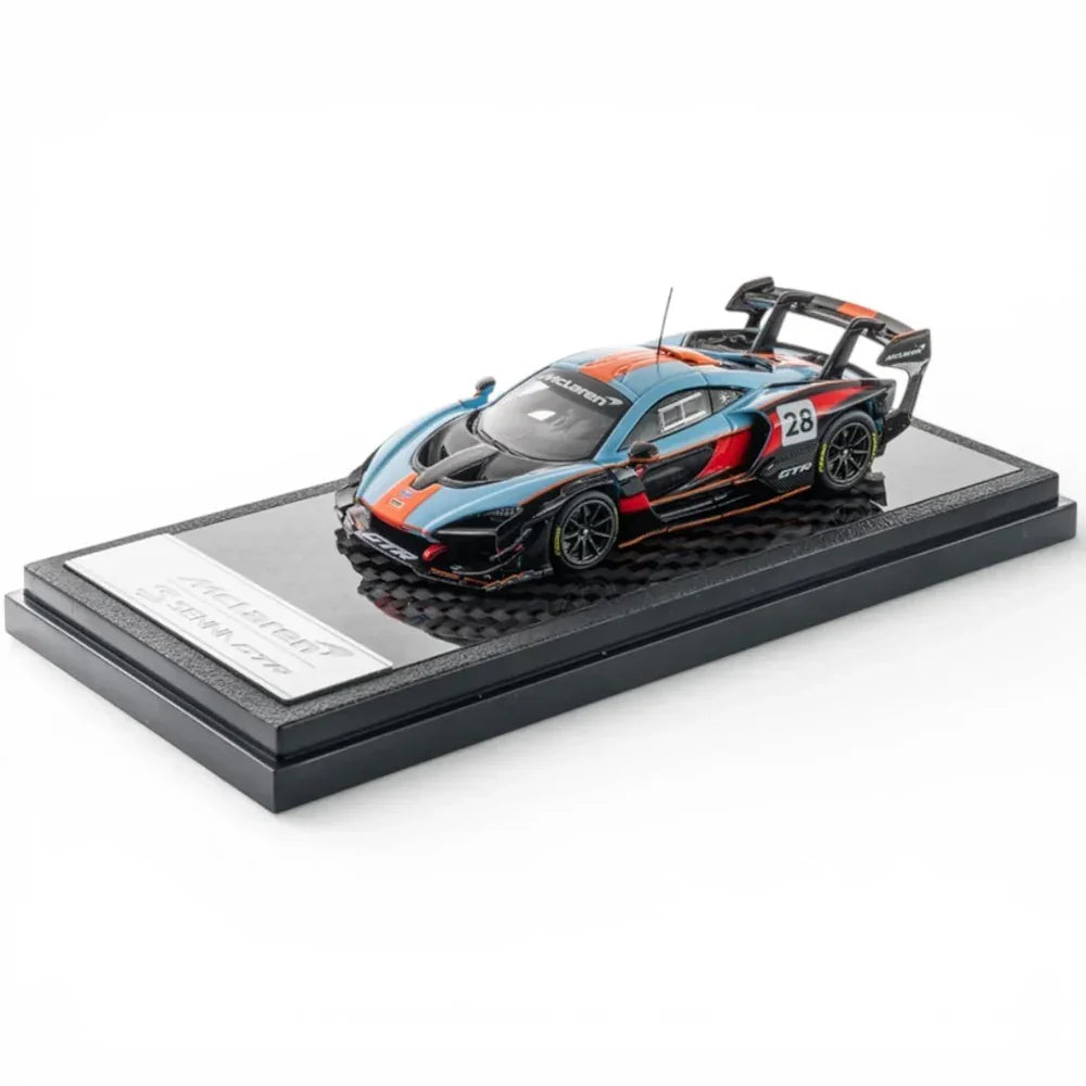 LCD Models - McLaren Senna GTR - Foshan APA XPO Gulf Livery - 1:64 Scale - Torque Tribe