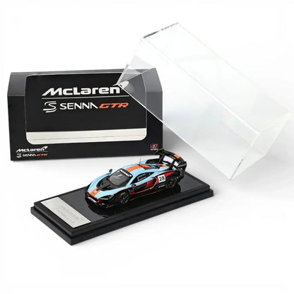 LCD Models - McLaren Senna GTR - Foshan APA XPO Gulf Livery - 1:64 Scale - Torque Tribe