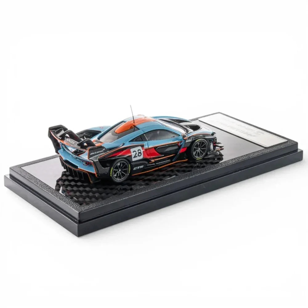LCD Models - McLaren Senna GTR - Foshan APA XPO Gulf Livery - 1:64 Scale - Torque Tribe