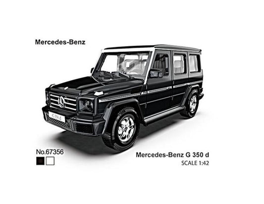 1:42 Mercedes-Benz G 350d - Black - MSZ - Torque Tribe