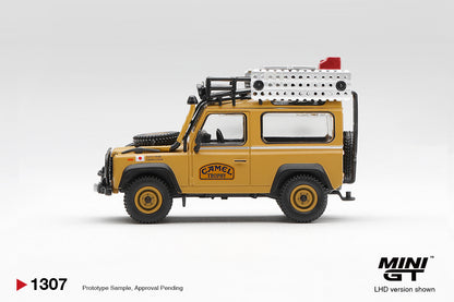 Mini GT - Land Rover Defender 90 1985 Camel Trophy Borneo Team Japan - BOX - PRE ORDER - Torque Tribe