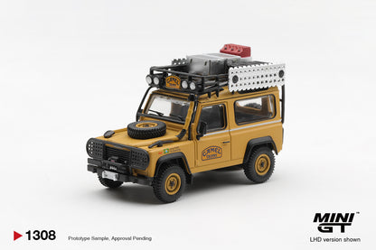 Mini GT - Land Rover Defender 90 1985 Camel Trophy Borneo Team Brazil - BOX - PRE ORDER - Torque Tribe