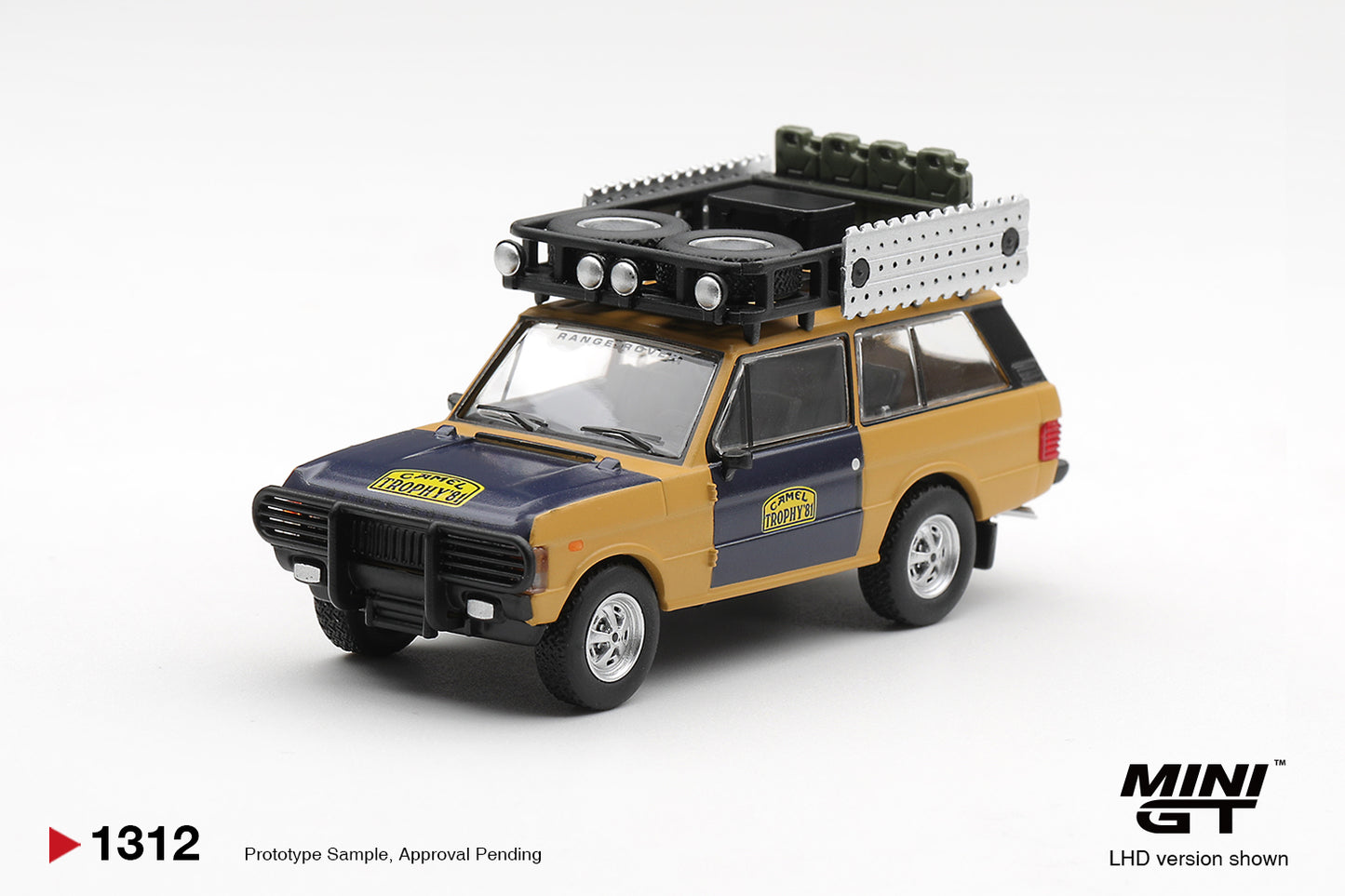 Mini GT - Ranger Rover 1981 Camel Trophy Sumatra H Fischer & W Bays - BOX - PRE ORDER - Torque Tribe