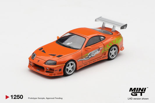Mini GT - Toyota Supra Bomex Fast and Furious 1 Brain O Conner - BLISTER - PRE ORDER - Torque Tribe