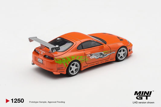 Mini GT - Toyota Supra Bomex Fast and Furious 1 Brain O Conner - BLISTER - PRE ORDER - Torque Tribe