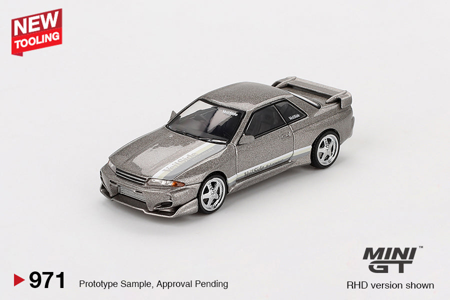Mini GT - NISSAN SKYLINE GTR R32 VEILSIDE COMBAT CI VEILSIDE COMBAT GREY - Blister Pack - Torque Tribe
