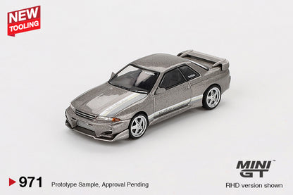 Mini GT - NISSAN SKYLINE GTR R32 VEILSIDE COMBAT CI VEILSIDE COMBAT GREY - Blister Pack - Torque Tribe