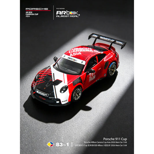 Almost Real - Porsche ARbox Carrera Cup Asia 2026 Hero Car - 1:64 Scale Model - PRE ORDER - Torque Tribe