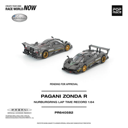 Pop Race - Pagani Zonda R Nurburgring LAP Time Record - 1:64 Scale - Pre order