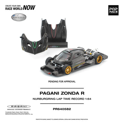 Pop Race - Pagani Zonda R Nurburgring LAP Time Record - 1:64 Scale - Pre order