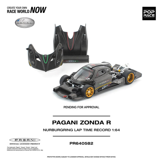 Pop Race - Pagani Zonda R Nurburgring LAP Time Record - 1:64 Scale - Pre order - Torque Tribe