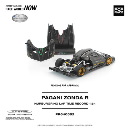 Pop Race - Pagani Zonda R Nurburgring LAP Time Record - 1:64 Scale - Pre order